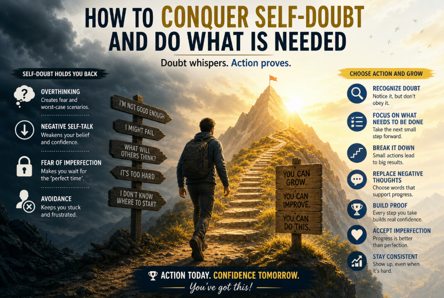 How to Conquer Self-Doubt and Focus on What Needs to Be Done