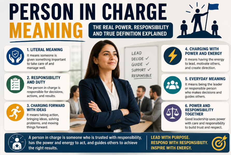 Person in charge meaning and True Definition Explained