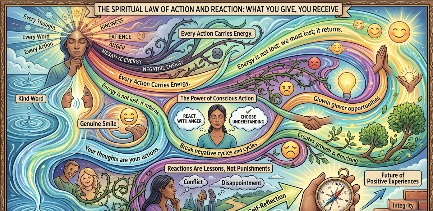 The Spiritual Law of Action and Reaction What You Give Comes Back