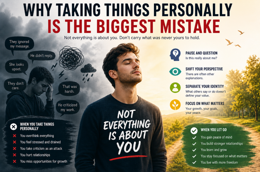 This is Why Taking Things Personally Is the Biggest Mistake You Can Make